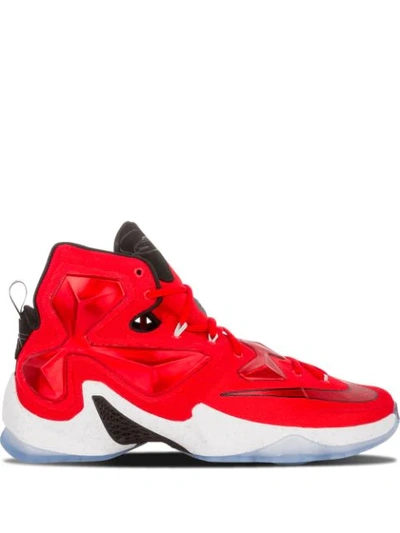Nike Lebron 13 Sneakers In Red