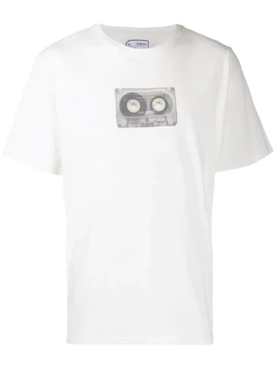 C2h4 Cassette Print T-shirt In White