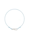 Annelise Michelson Extra Small Wire Bracelet In Blue