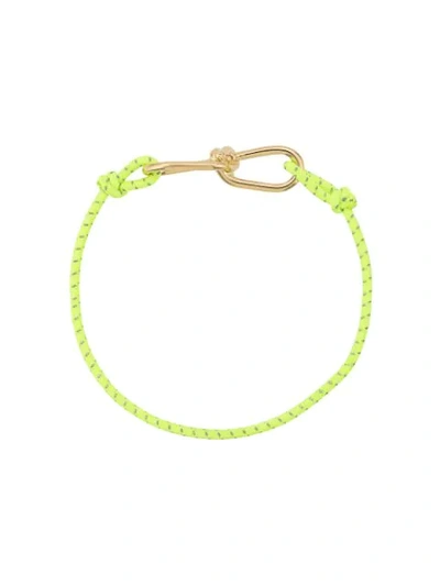 Annelise Michelson Small Wire Cord Bracelet In Yellow