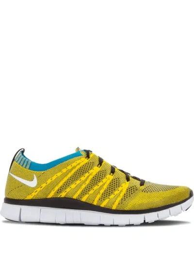 Nike Free Flyknit Htm Sp Sneakers In Yellow