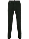 Dsquared2 Low Rise Skinny Trousers In Black