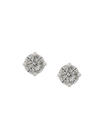 Monan Stud Earrings In Silver