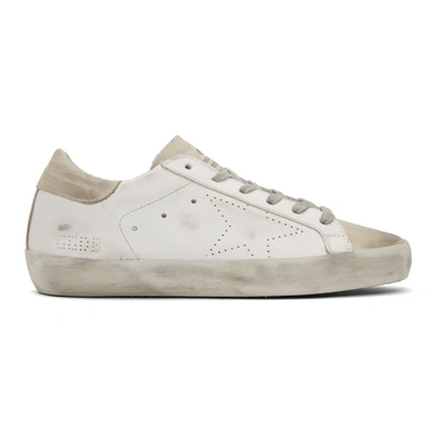 Golden Goose Super Star Low-top Leather Trainers In White