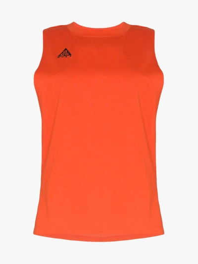 Nike Nrg Acg Layered Tank Top In Red