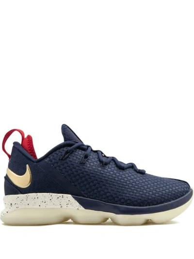 Nike Lebron 14 Low Sneakers In Blue