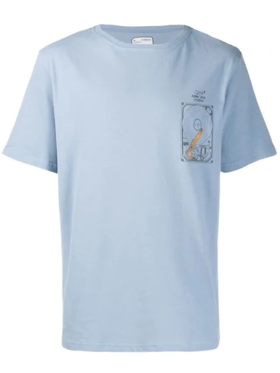 C2h4 'human Data Storage' T-shirt In Blue