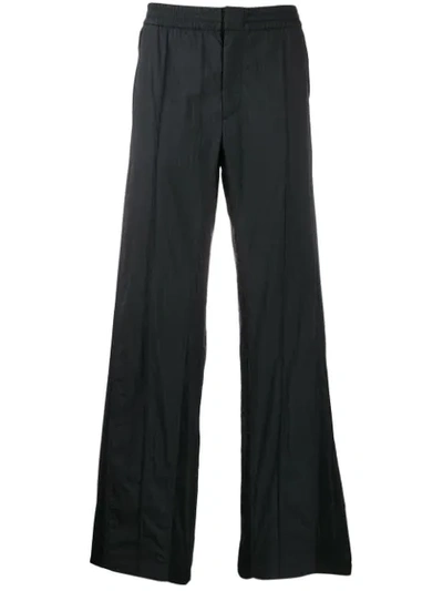 Valentino Straight-leg Track Trousers In Blue