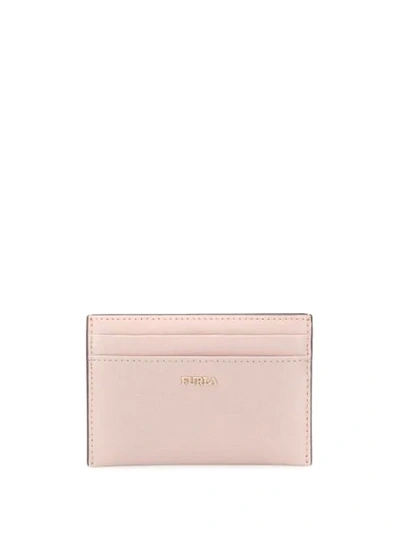 Furla Logo Cardholder Wallet In Pink