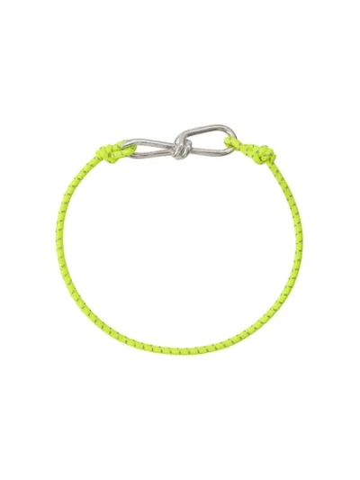 Annelise Michelson Small Wire Cord Bracelet In Yellow