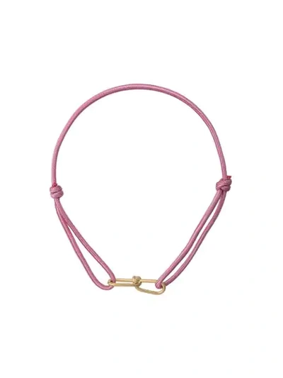Annelise Michelson Medium Wire Cord Choker In Pink