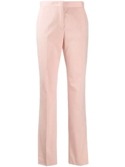 Alberta Ferretti Straight-leg Tailored Trousers - Pink