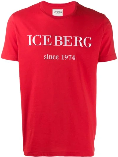 Iceberg Logo T In Red