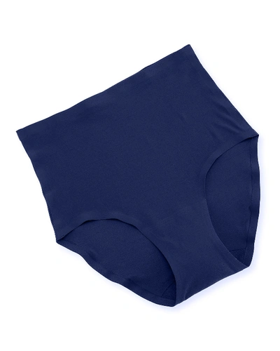Chantelle Soft Stretch One-size Seamless Briefs In Midnight Blue