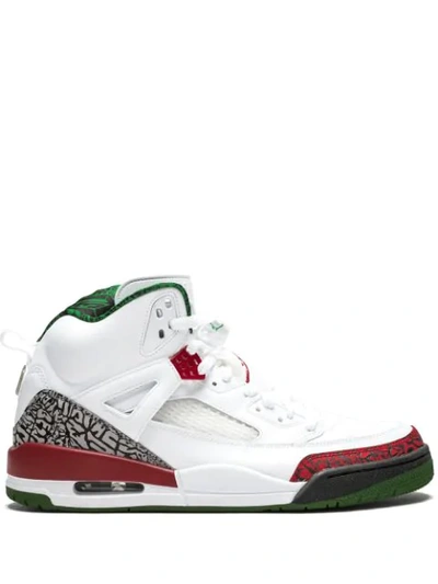 Jordan Spiz'ike High Top Sneakers In White