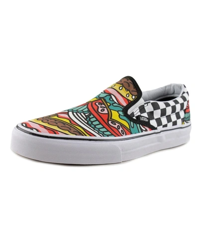 Vans Classic Slip-on Men Round Toe Canvas Multi Color Skate Shoe' In  Multiple Colors | ModeSens