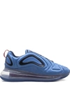 Nike Air Max 720 Sneakers In Blue/ Red/ Silver/ Summit