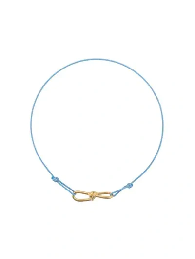 Annelise Michelson Mini 'wire' Armband In Blue