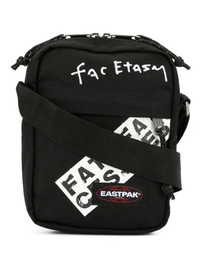 Facetasm Eastpak Tape Shoulder Bag In Black
