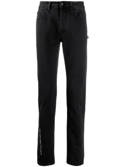 Marcelo Burlon County Of Milan More And More Trousers In Black