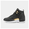 Nike Women's Air Jordan Retro 12 Basketball Shoes In Black