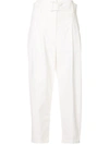 3.1 Phillip Lim High-waisted Cropped Trousers In White