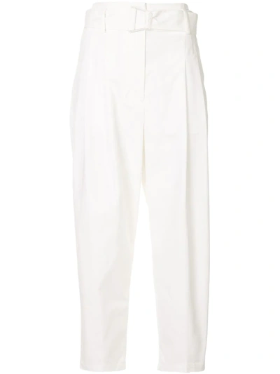 3.1 Phillip Lim / フィリップ リム High-waisted Cropped Trousers In White