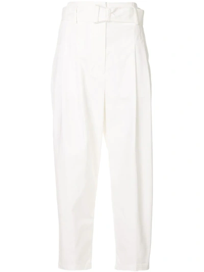 3.1 Phillip Lim High-waisted Cropped Trousers In White