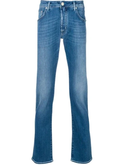 Jacob Cohen Comfort Tailored Slim-fit Jeans In Blue