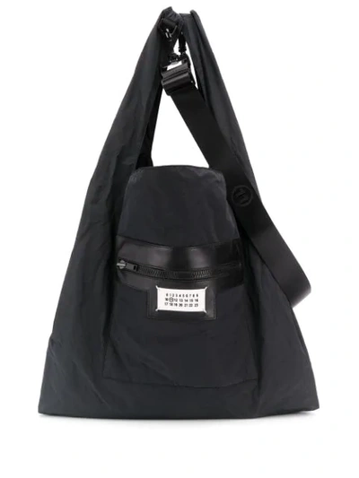 Maison Margiela Dual-wear Shopping Bag In T8013 Black