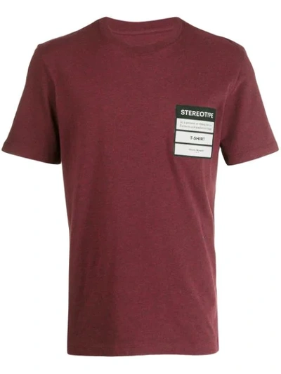 Maison Margiela Stereotype T-shirt In Red