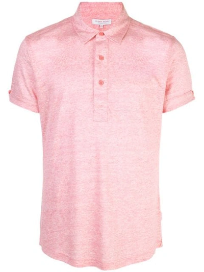 Orlebar Brown Sebastian Polo Shirt In Pink
