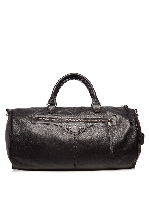 Balenciaga Arena Creased-leather Duffle Bag | ModeSens