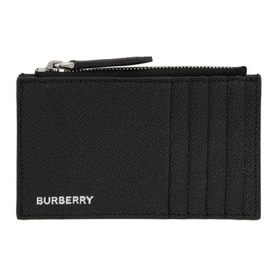 Burberry Logo Card Holder In Black