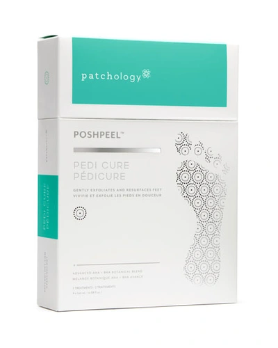 Patchology Poshpeel Pedi Cure - 1 Treatment In White