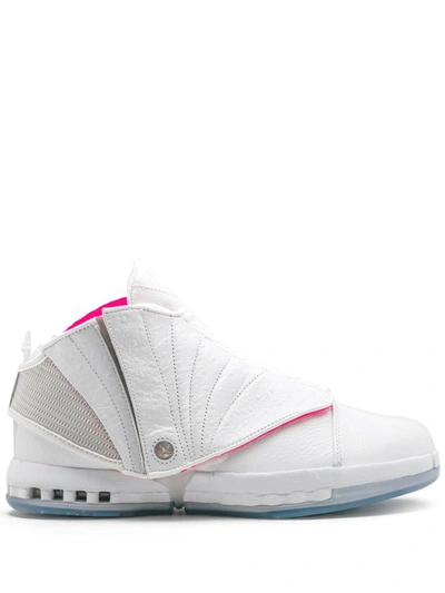 Jordan Air  16 Retro Solefly Sneakers In White