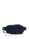 Maison Margiela Crossbody Zip Belt Bag In Blue