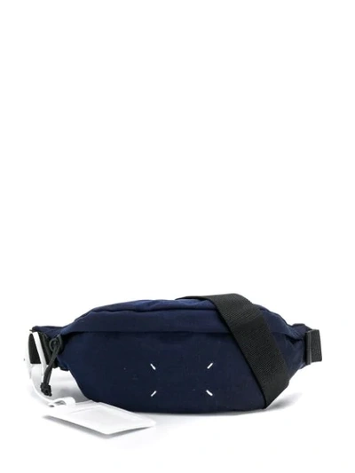 Maison Margiela Crossbody Zip Belt Bag In Blue