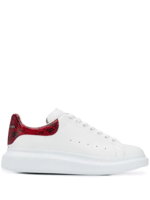 alexander mcqueen red trainers