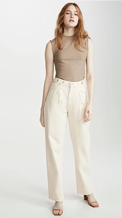 Agolde '90s Mid-rise Straight-leg Jeans In White