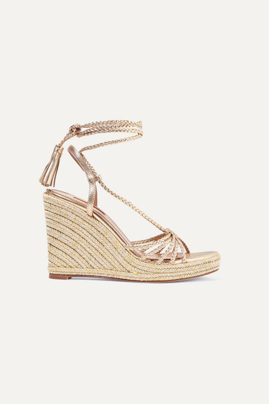 aquazzura wedge espadrilles