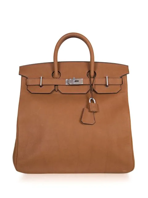 Pre-Owned Hermes Pre-owned Limited Edition Haut À Courroies 40cm Birkin Bag In Brown | ModeSens