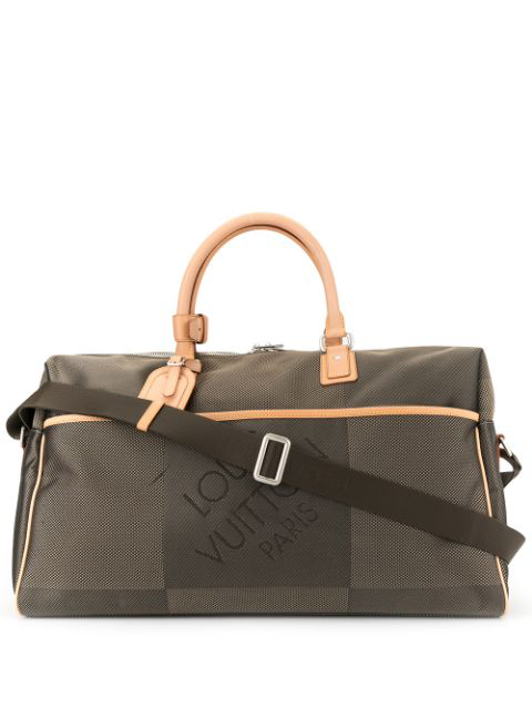 Pre-Owned Louis Vuitton Pre-owned Damier Geant Albatros Duffle Bag In Brown | ModeSens