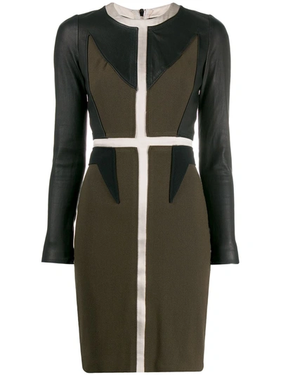 Pre-owned Givenchy '2000s Panelled Dress In Black