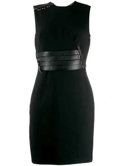 Pre-owned Versace '2000s Fitted Dress In Black