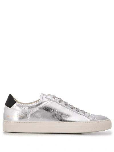 Common Projects Achilles Low Sneakers In Silver
