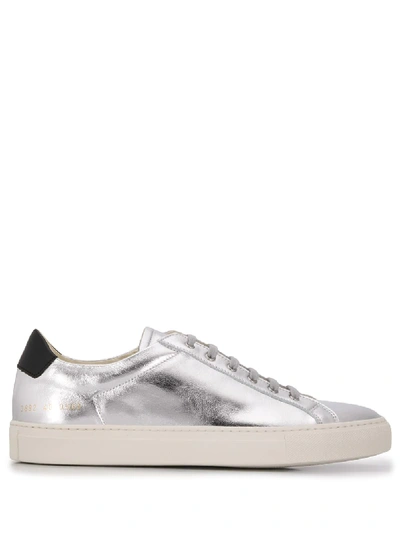 Common Projects Achilles Low Trainers In Silver