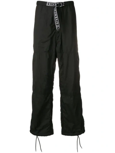 Givenchy Logo Track Trousers In Black