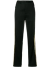 Dsquared2 Sequin Embellished Track Pants In Black