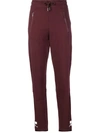 Courrèges High-waisted Track Pants In Pink